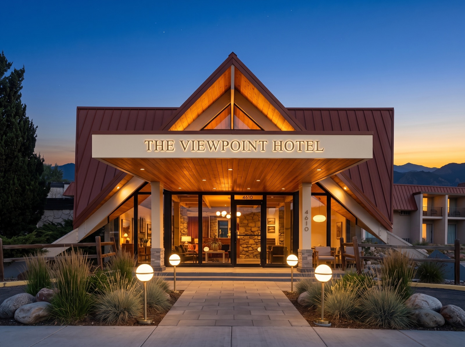 Exterior dusk makeover
